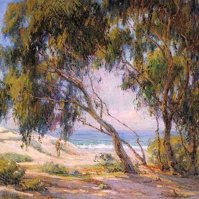 Anna Althea Hills Beside the Sea, Laguna Beach France oil painting art